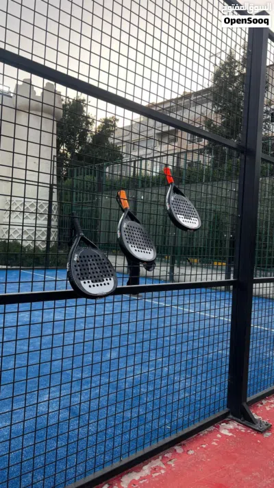 مضرب بادل سيلفر ستيلث من تويو padel racket from tuyo (silver stealth) 4