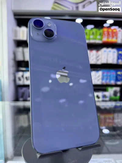 iPhone 14 Plus (128) GB ايفون 14 بلس مستعمل بحالة جيدة جدا ( مغير بطارية جديدة اصلية من شركة HOCO 2