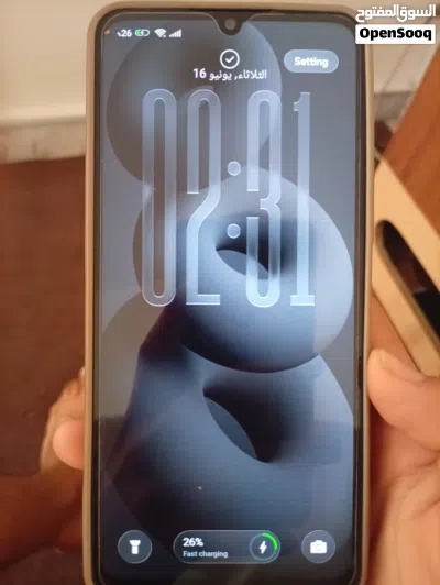ردمي 13c مستعمل بحاله ممتازه بجميع الملحقات مكان البيع بنغازي 2