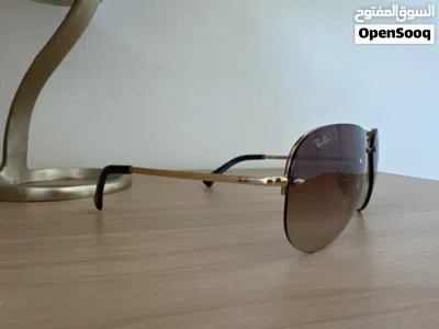 Rayban gold brown aviator max sunglasses 2