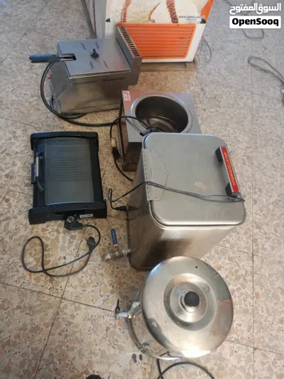 سماور عدد 2قلايت فنكر عدد 2قلايت همبركه كهربائية معصاره فواكه يدويه خلاط فواكه 2