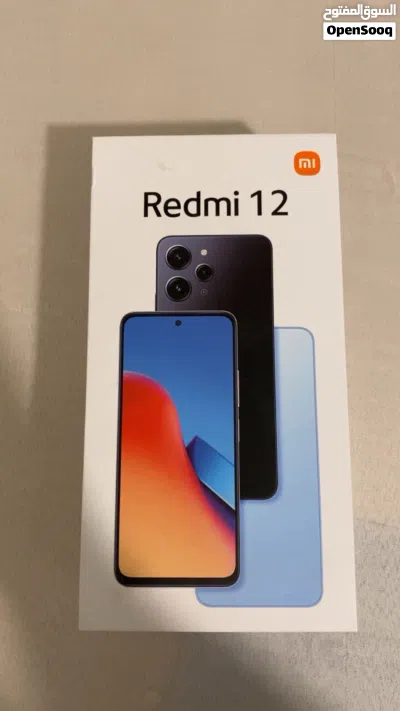 للبيع Redmi 12 شاشته مكسوره و شغال 100% 3