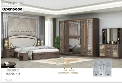 Bedroom set with medical mattress غرفہ نوم معع دوشق 4