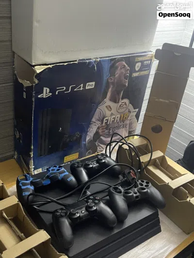 بلايستيشن 4 برو 1TB ، playstation 4 pro Jet Black 2