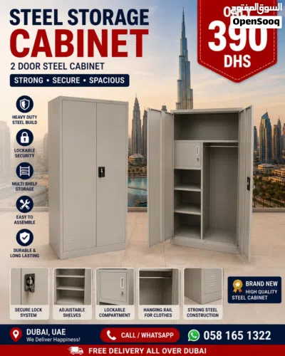 steel cabinet 2door for sale new 2