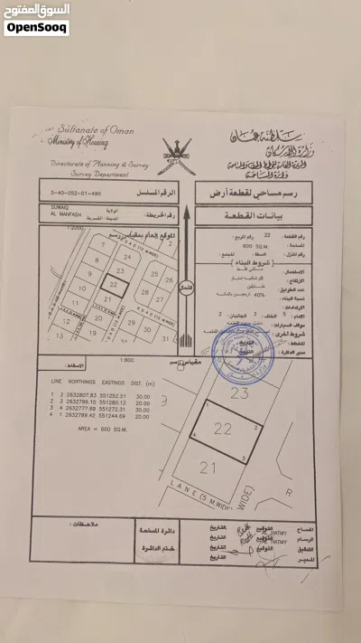 أراضي للبيع (زراعية،سكنية) مخطط جديد 3