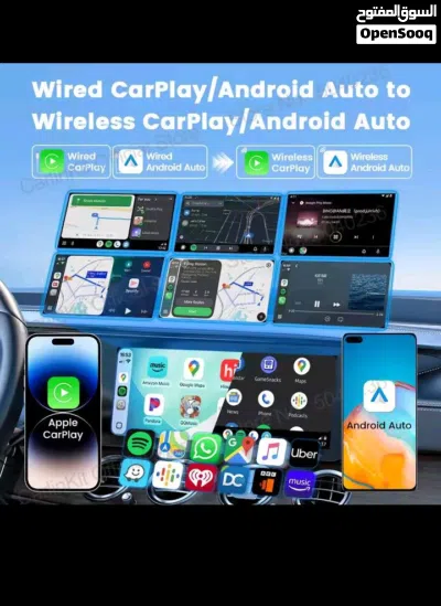 للبيع محول مسجل للسيارة كارلينكيت 5.0 CPC200-C2Air----- محول لاسلكي لـ CarPlay و Android Auto 2