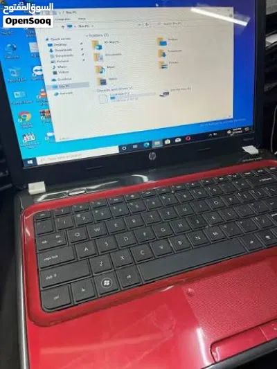 Red HP Pavilion G6 AMD E2 500GB HDD 4GB RAM Win 10 Webcam HDMI ... 2