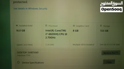 العملاق الهندسي Dell Precision 7710 17" (مستعمل بحالة ممتازة) 4