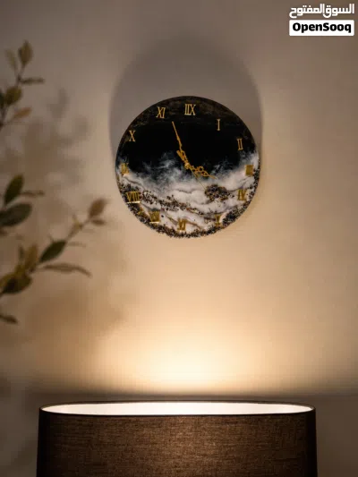 Custom Resin Wall Clocks ساعات ريزن حسب الطلب 2
