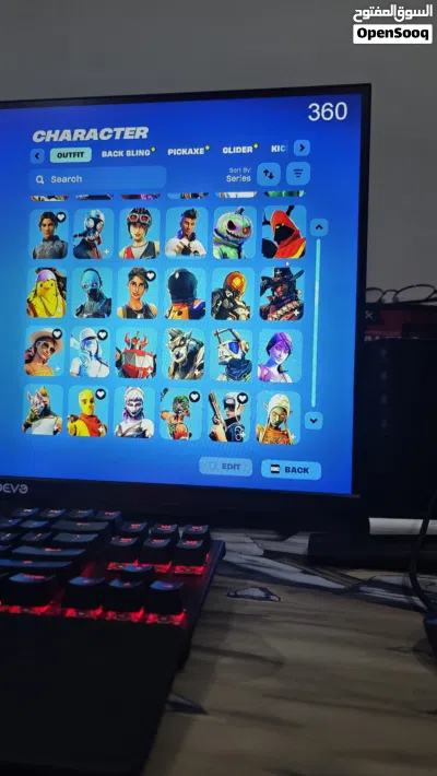 حساب فورتنايت للبيع بسعر معقول جدآ 4
