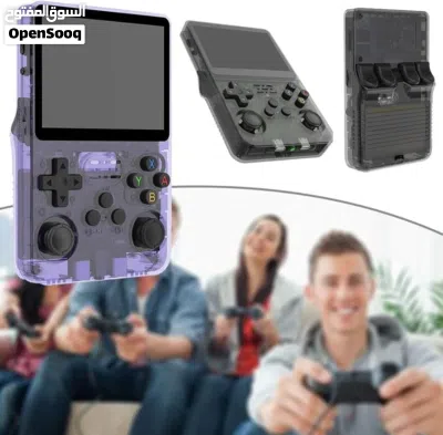 New Retro Game Console 64GB Clear/Black – R36S 2