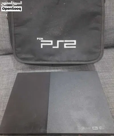 للبيع جهاز بلايستيشن 2 النسخة النحيفة (PS2 Slim) الأصلي For sale: PlayStation 2 Slim (PS2 Slim) 3