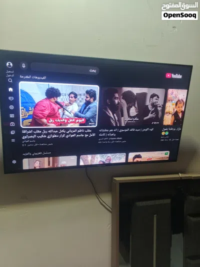 شاشه نشنر حجم 50 ام نت فور كي تدعم جميع البرامج سعر 225وبيه مجال 4