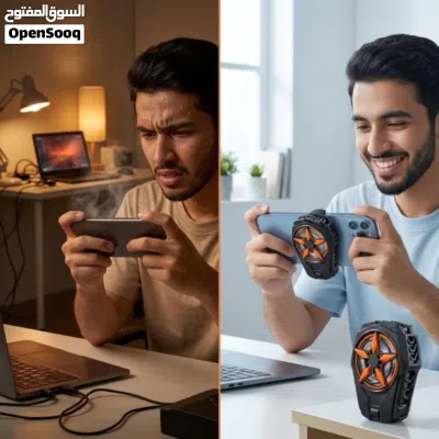 مبرد هواتف ذكي الأصلي بتقنية التبريد الفوري - حليت الكم مشكلة لاگ الألعاب وحماوة الموبايل بالصيف 2