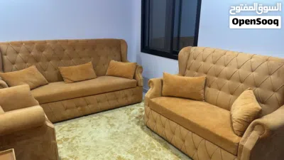 كنب مع السجاد 7 أشخاص نظيف جدا وشبه جديد 3