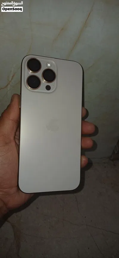 للبيع iPhone 16 Pro Max 256GB - اللون الذهبي المميز نضافة توب 3