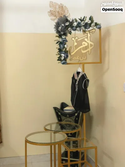 طاولات للإيجار لمناسبة مولود أو تخرج وأقوس بالون والطاولات من حديد الاستاند استيل ولها ثبات وقوام 2