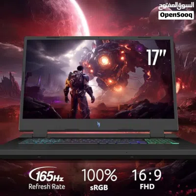 لابتوب قيمنق مواصفات عالية Acer Nitro 17.2 inch مستعمل بحالة جيدة جدا مع كافة الملحقات الخاصة به 2