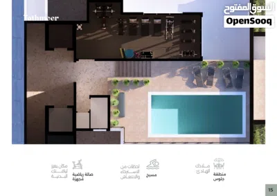 محل تجاري استثماري في موقع حيوي – في مشروع تثمير الجديد (نخيل T51 ) في قلب بوشر 4