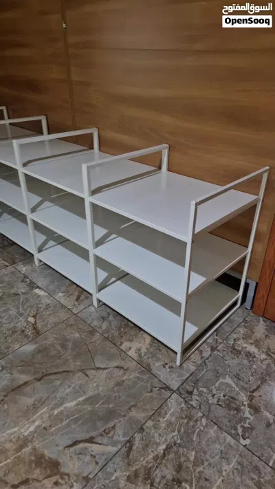 1 month used metal white shelfs (3 REIK) 10pieces available -OMR-110 3