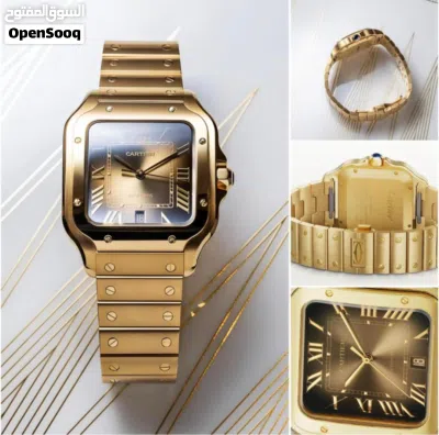 ساعات كارتييه سانتوس (Cartier Santos) الرجالية الفاخرة توفرت حصرياً لدى براند للساعات 2