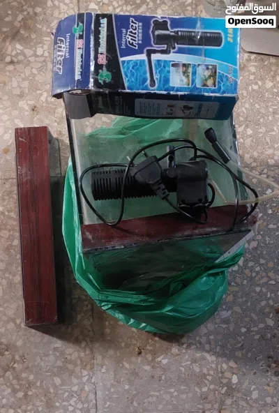 حوض سمك مع مضخة قياس40× 26سم x20 4