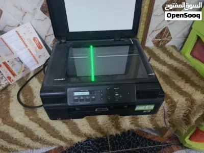 طابعه برذر مستعمله ونظيفه ملونه مع لاب توب اج بي مستعمل نضيف سعرهم ثنينهم 300 العنوان الجزيره الصقر 4
