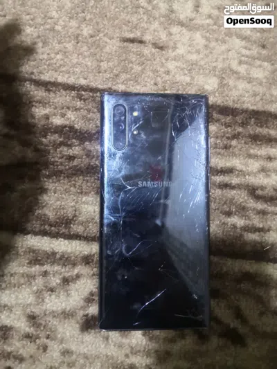 جهاز نوت 10 بلص شغال 100%لاكن مكسورة شاشة وباك ومش ماثر على الاستخدام نهايئا م في بقع واستخدامو تمام 2