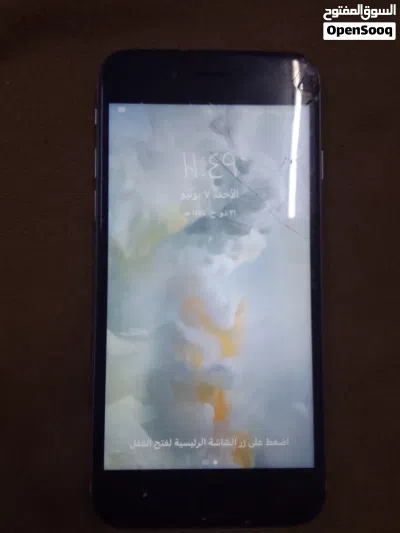 آيفون 6s للبيع يحتاج تبديل شاشة اذا بغيت و تم تبديل البطارية 2