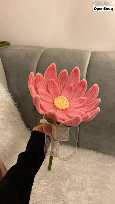 ورده مخمل صناعه يدويه 3
