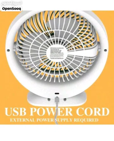 مروحة مكتبية محمولة تعمل عن طريق وصلة USB 3