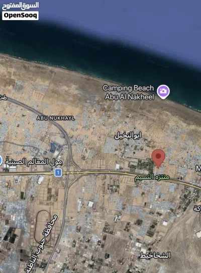 للبيع أرض سكنيه في بركاء الرميس جنب حديقة النسيم ومشروع يامال وقريبه من الشارع العام بمساحة 600 متر 2