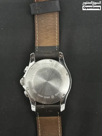 Victorinox Swiss Army Chrono Classic Watch Men 41mm Silver Dial Steel New Batt 2