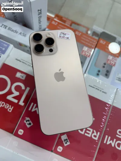 ايفون 16 برو ماكس بحالة الوكاله شرق اوسط لون صحراوي مميز iphone 16 pro max 2