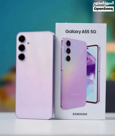 Samsung galaxy A55 #الدقة والأناقة بين يديك اطلبه الان من #المحترفون المواصفات 256 جيجا مع رام 1 4