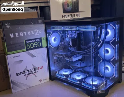 للجادين فقط GAMING PC R7 5700x / RTX5050 / RAM~16GB / M.2~512GB NVme /PSU 7OOW 3