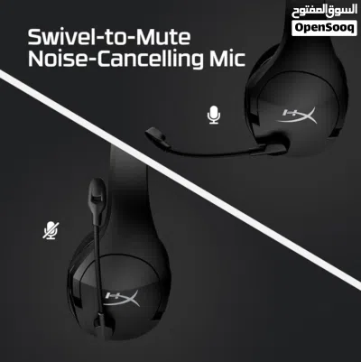 سماعات hyper x black edition wireless السماعه نضيفه وما تشتكي من اي شي 3