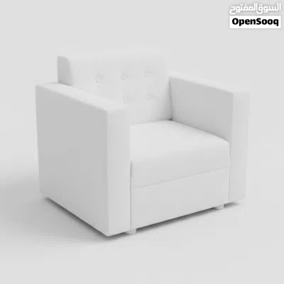 Modern 9-Piece White Sofa Luxury Chair Set (Excellent Condition 4