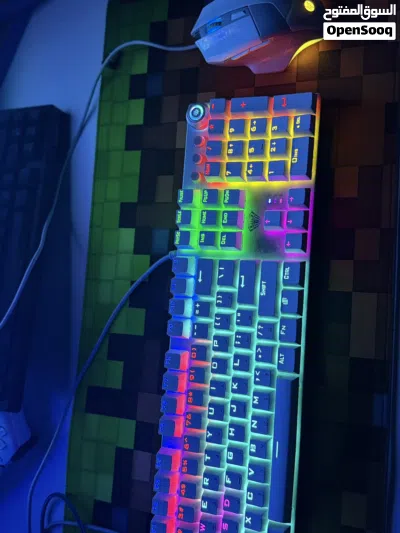 تجميعة قيمنق ممتازة (كيبورد ميكانيكي AULA RGB + ماوس HP) بسعر 350 دينار فقط! 3