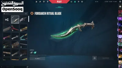 VALORANT Diamond Account Reaver + Aemondir + Phaseguard Forsaken Blade 35 OMR 3