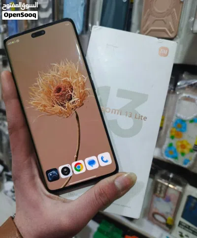 مستعمل اخو الجديد شاومي 13 leit 5G رام 16 جيجا 256 أغراضة والكرتونه الأصلية متوفر توصيل 2