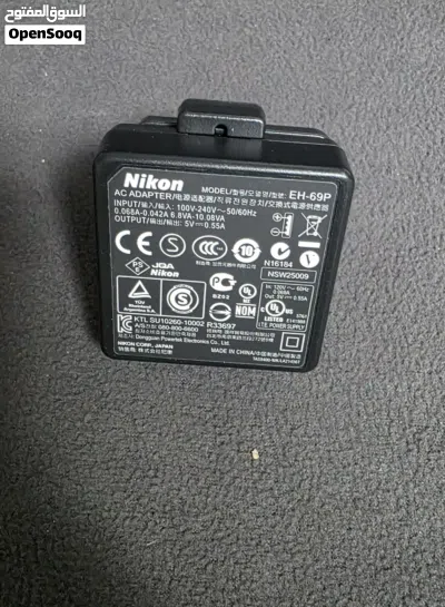 شاحن ومحول نيكون أصلي (Nikon EH-69P AC Adapter) للبيع 3