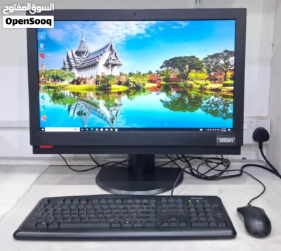 LENOVO Core i5 6th Gen All In One Computer Set 24 Full HD Display 8GB RAM 256GB SSD OS 10 Pro Ready 2
