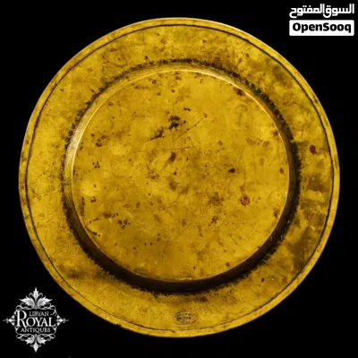 صحن نحاسي نادر من مدرسة الفنون والصنائع بطرابلس الحقبة الإيطالية (1920–1930) 2