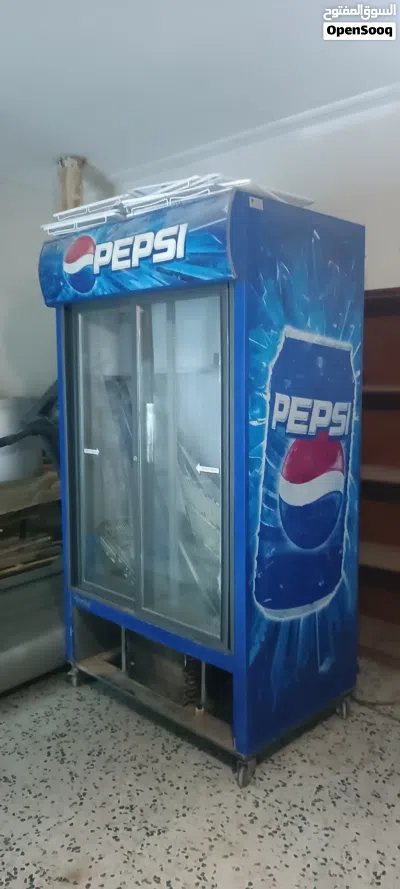 ثلاجه كولا عرض بابين شغاله 100% 2