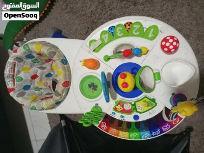 سرير بيبي و كراجة اطفال و كرسي طعام بسعر كامل لل 3 قطع ب 90 دينار 4