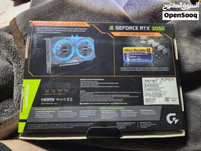 كارت شاشة RTX 3050 مستخدم شهرين اكثر شوي جديد ماخذو 2