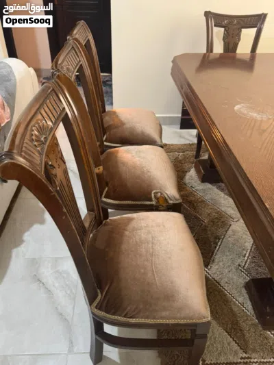 طاوله سفرة طول 220*150 مستعملة 4