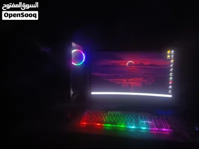 تجميعة قيمنق متكاملة PC مع شاشة وملحقاتها للبيع جاهز للعب) 2